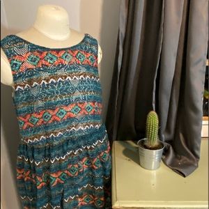 Xhilaration Geometric Sleeveless Short Dress